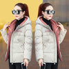 2023 Winter Jacket Women Parkas Hooded Thick Down Cotton Padded Parka Female Jacket Short Coat Slim Warm Outwear P772