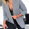 2023 Women's All-match Blazer Casual Solid Color Lapel Loose Blazer Temperament Office Women Wm*