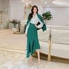 2022 Office Lady Work Blazer Skirt Suits Turn Down Collar Long Sleeve Slim Jacket Mermaid Skirts Two Pieces OL Sets P239