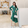 2022 Office Lady Work Blazer Skirt Suits Turn Down Collar Long Sleeve Slim Jacket Mermaid Skirts Two Pieces OL Sets P239
