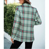 2023 Plaid Blazer Women Jacket Suit Long Sleeve Autumn Winter Female Casual Coat Top Office Suits M6196