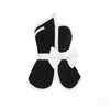 2022 Sexy Women'S Sexy Bow Black And White Patchwork High Street Short Top Ruffled Strapless Camisole + Mini Skirt Party