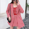 2023 Small Fragrance autumn winter Casual Three Piece Suits Women Crop Top Coat + Vest + Mini Skirt Set 3pcs Sets