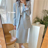 2023 Spring 2 Pieces Sets Suits Single Breasted Blazer Midi Skirts Women Suits Office Lady Skirt Suits Korean Fashion