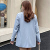 2023 Spring And Autumn Plus Size Women's Temperament Refreshing Self-cultivation Casual Double-breasted Thin Suit Jacket