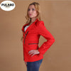 2022 Spring Autumn Women Blazer Long sleeve Jacket Suit Casual Coat Short Slim Fit Outerwear Blaser Work Wear