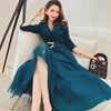 2022 Spring Autumn Women Casual Solid Plus Size Suit Lady Button Blazer Pleated Mesh Skirt Two Piece Set Female Elegant Set L806
