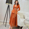 2022 Spring Autumn Women Casual Solid Plus Size Suit Lady Button Blazer Pleated Mesh Skirt Two Piece Set Female Elegant Set L806