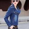 2022 Spring Autumn Womens Slim Fit Bomber Denim Blazer Women Streetwear Casual Short Jackets Coats Zipper Jeans Blazers Woman