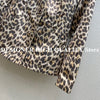 2022 Spring Collection Leopard Blazer Jacket Notched Single Breasted Slim Waist Elegant All-matched Streetwear Women's Suit Coat
