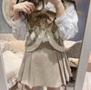 2022 Spring 2 Piece Set Women Long Sleeve England Jacket Coat+Mini Pleated Skirt Set Ladies Work Wear Clothing Sets