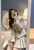 2022 Spring 2 Piece Set Women Long Sleeve England Jacket Coat+Mini Pleated Skirt Set Ladies Work Wear Clothing Sets