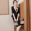 2023 Spring Female Elegant Women's Skirt Suit Black White Pink Blazer Bussiness Jacket Office Lady 2 Pieces Set Plus Size S-5XL