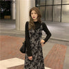 2022 Spring Fenimine Vestidos Women Sleeveless Cute Sweet Date Girls Japan Korea Style Clothes Floral Vintage T Shirt Dress