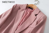 2022 Spring Ladies Skirt Suits Women Single-breasted Coat & Pencil Skirt Suits business 2 Pieces sets Office Uniform