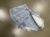 2022 Spring Summer Classic Trendy Brand Luxry Design Versatile Relaxed Pebble Washed Pure Cotton Denim Shorts A2