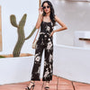 2022 Spring/Summer New Products Hot Sale Urban Casual Printed Sling Pants Women's Jumpsuit Tank Top Women  Tops  Sexy Blouse