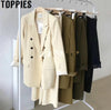 2022 Spring Women Blazer Suits Double Breasted Blazer+Pant Two Pieces Female OL Style Sets
