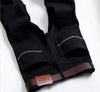 2022 Spring Women Jeans Black Flare Pants Front Side Slit Leg High Waisted Bell Bottom Jeans Full Length Denim Clothes