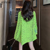 2022 Spring summer Leopard Blazer Women Print Long Sleeve Vintage Suit Coat Biker Jacket Outwear Tops Womens Casual Blazer Mujer