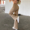 2022 Straight Baggy Pants Solid Khaki Jeans for Women Pockets High Waisted Mom Jeans Streetwear Black White Brown