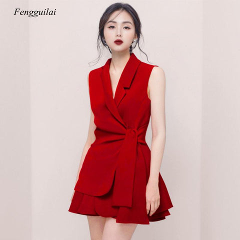 2023 Summer French Style Ol Elegant Suit Blazer and Skirt Two Piece Set for Office Party Club Women Dress