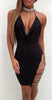 2022 Summer Vintage Women Polka dot Dresses Summer Ruffles Halter Irregular Lace Up Dress Sleeveless Dresses For Female Vestidos