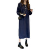 2022 Winter Korean Style Mid-Length Knitted Overknee Dress Women's Wind Net Red Sweater Student Dress Jum
