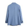 2022 Women Double Breasted Solid Blazers and Jackets Work Office Lady Autumn Suit Business Female Blazer Coat Talever