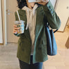 2023 Women's Spring Jacket Suit For Za Woman Blazer Clothes Coat Female Oversize Office Corduroy Warm Green Plain Top Outwear
