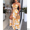 2022 Women's Summer Sexy Bra Slim Dress Two Piece Lace Up Print Set Skirt Suits For Work Women For Blazer Feminino Sale