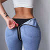 2022 Women's Summer Slim-fit Hip Contrast Color Zipper Jeans Women