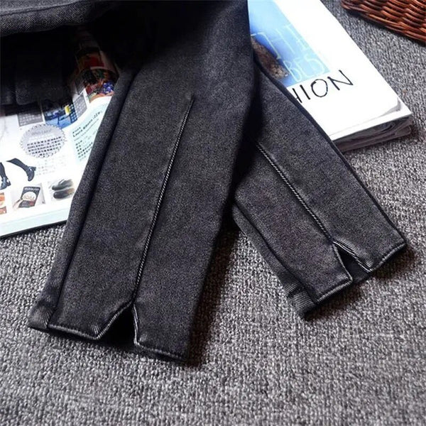 2022 Women slim jeans large size 5XL casual ladies pencil denim pants retro high waist super Stretch skinny pants for 40-115kg