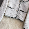 2022 autumn and winter light  ladies small fragrance suit women tweed short coat and skirt two-piece suit