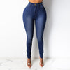 2022 ladies spring and autumn slim jeans high waist sexy slim pencil trousers streetwear