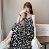 2022  female summer floral sling dress mid-length lace dress temperament lady dress plus size dress y2k dress dress for women