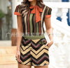 2023 women's slim retro women's shirt and pants suit women clothing  two piece set women
