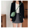 2022 spring and autumn pink mid-length casual long-sleeved suit jacket and skirt suit