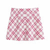 2022 spring small fragrant wind woolen plaid texture woven small coat + skirt suit female