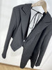 2022AW Autumn Sexy Women Single Sleeve Dress + Black Blazer Jacket 2 Piece Sets Ddxgz2v 10.27