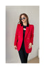 2022FW Autumn  Women Red Wool Blazer Female  Chic Outerwear Coat For Ladies Gdnz 11.16