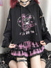 2023 Anime Kpop Kawaii Sweatshirt Women Harajuku Plaid Skirts Gothic Punk Alt Hoodies Cartoon Print Aesthetic Grunge Emo T Shirt