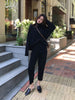 2023 Autumn And Winter Casual Loose Aand Lazy Wind Knitted Suit Women's Pullover Sweater Wide-Leg Pants Two Pieces