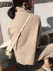 2023 Autumn And Winter Casual Loose Aand Lazy Wind Knitted Suit Women's Pullover Sweater Wide-Leg Pants Two Pieces