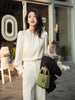 2023 Autumn And Winter Shirt Women's Long-Sleeved Stand-Up Collar Pullover Loose And Elegant Temperament Top Shirt