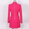 2023 Autumn And Winter Slim Long-sleeved Temperament Commuter Suit Dress Celebrity Net Red Jacket Top Women's Blazer