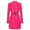 2023 Autumn And Winter Slim Long-sleeved Temperament Commuter Suit Dress Celebrity Net Red Jacket Top Women's Blazer