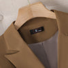 2023 Autumn Formal Ladies Khaki  Blazer Women Business Suits with Sets Work Wear Office Uniform Large Size Skirt Jacket