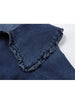 2023 Autumn Kawaii Denim Shirt Coat Women Peter Pan Collar Long Sleeve Pocket Cardigan Jean Jacket Harajuku Cowboy Outwear Tops