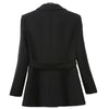2023 Autumn Blazer Suit Jacket Female Solid Color Korean Temperament Double-breasted Slim Suit Jacket Female JD2063
